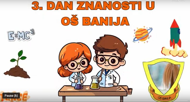 Treći Dan znanosti u OŠ Banija – VIDEO