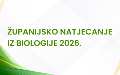Uspjeh na Županijskom natjecanju iz biologije