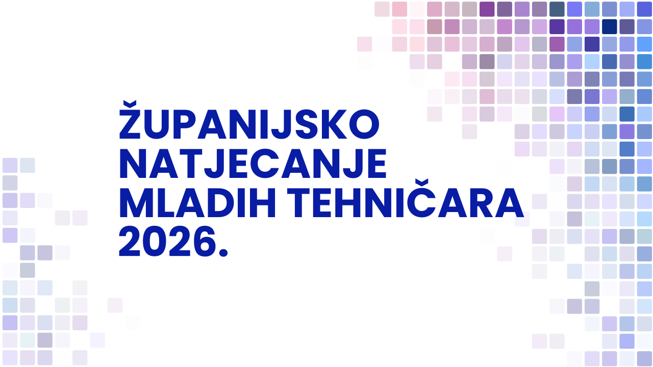 ŽUPANIJSKO NATJECANJE IZ TK 2026.