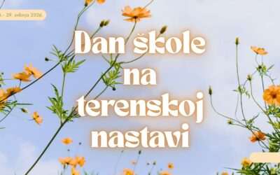 Dan škole na terenskoj nastavi