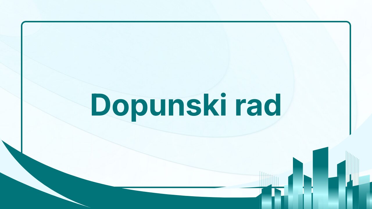 Dopunski rad Predmetni i razredni ispiti (1)